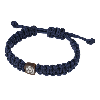 Preview: Ernstes Design, Herrenschmuck, Makramee Armband, Silk Wood, Edelstahl, A709